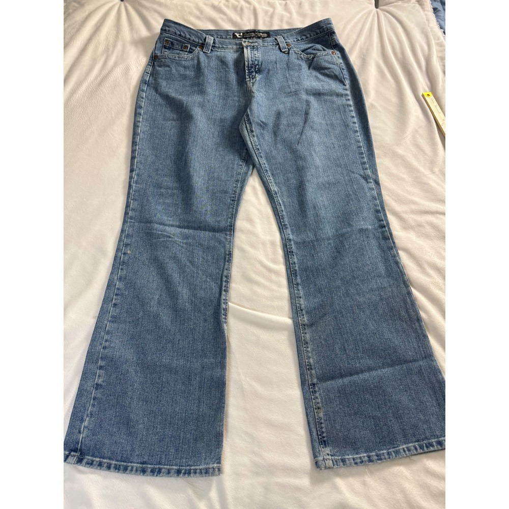 Rockies Relaxed Low Rise Wide Leg Jeans Medium Wash Blue Denim Size 20L Vintage